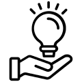 Black silhouette of a howling wolf.