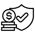 Black silhouette of man in a suit.